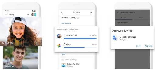 تطبيق الاطفال Google Family Link