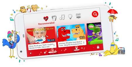 تطبيق الاطفال YouTube Kids