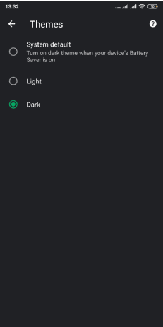 تغيير مظهر متصفح salamweb