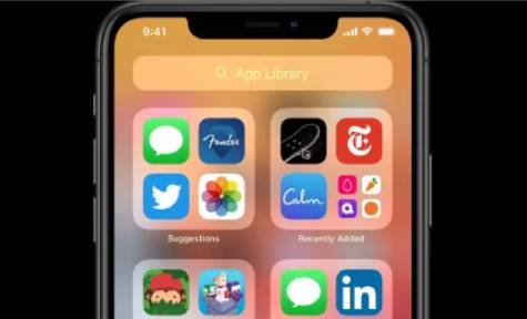 ميزة تنظيم التطبيقات في نظام iOS 14