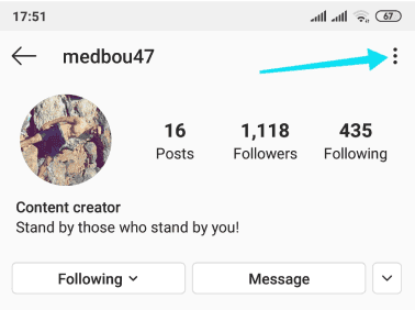 تقييد شخص على انستقرام