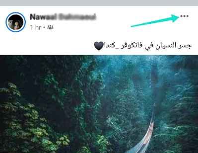 إخفاء منشورات شخص ما على Facebook