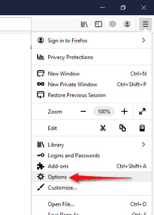 فتح متصفح mozilla firefox في وضع التخفي دائماً