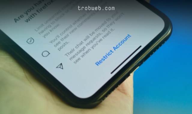 تقييد شخص ما على instagram