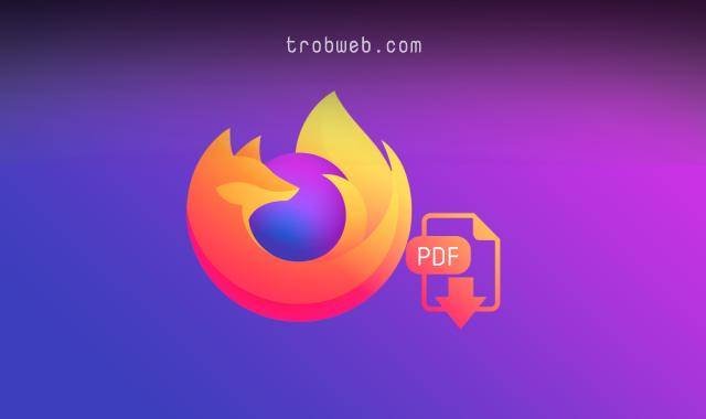 حفظ صفحة ويب كملف PDF في Mozilla Firefox