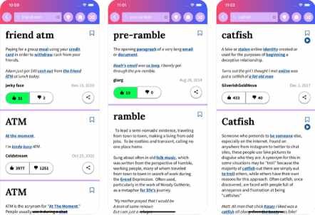 تطبيق قاموس Urban Dictionary