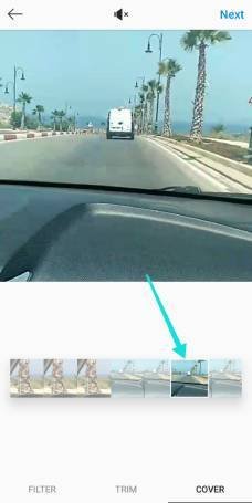 إضافة وتخصيص صورة مصغرة لفيديو على Instagram