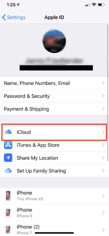 إنشاء نسخة احتياطية من جهات الاتصال عبر iCloud