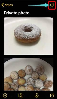 حماية صور الايفون بكلمة السر