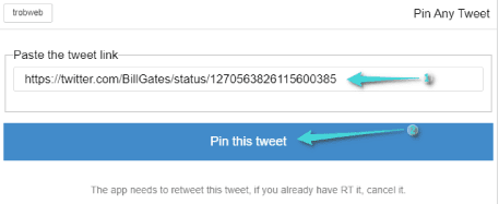 كيفية تثبيت تغريدة شخص ما على twitter في أعلى بروفايلك