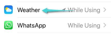 إظهار حالة الطقس على شاشة القفل في الايفون