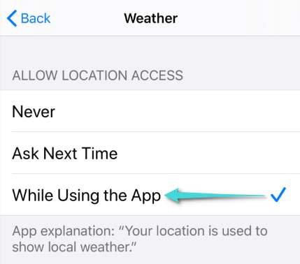 عرض توقعات وحالة الطقس في شاشة القفل على الايفون