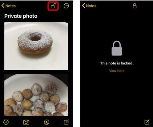 حماية الصور الشخصية على الايفون