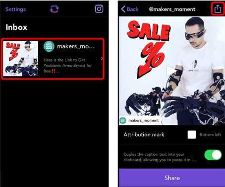 تحميل فيديوهات انستقرام للايفون عبر تطبيق Repost