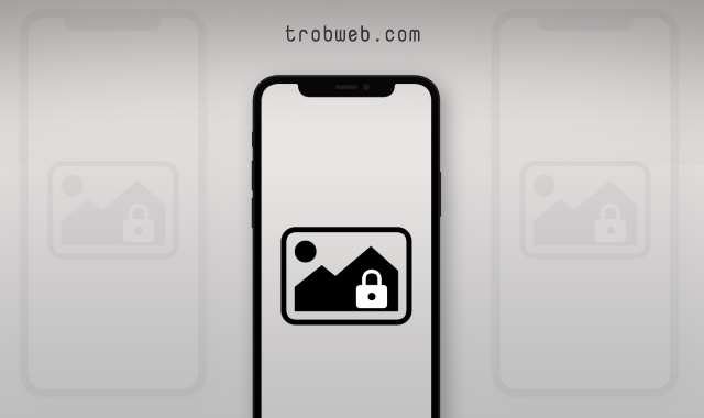 عمل قفل للصور على الايفون