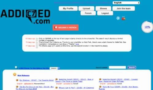 موقع الترجمة Addic7ed