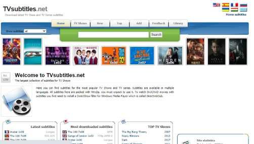 موقع الترجمات TVSubtitles