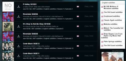 موقع الترجمات english subtitles