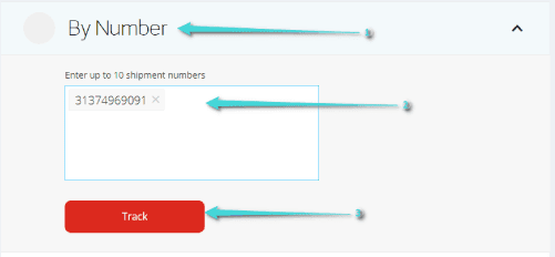 تتبع الشحنة عبر رقم التتبع ارامكس