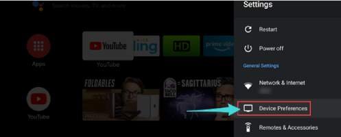 تفضيلات الجهاز