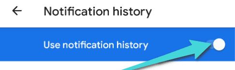 كيفية تمكين سجل الإشعارات