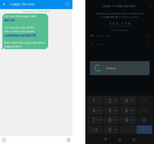 كيفية إنشاء حساب whatsapp بدون رقم الهاتف