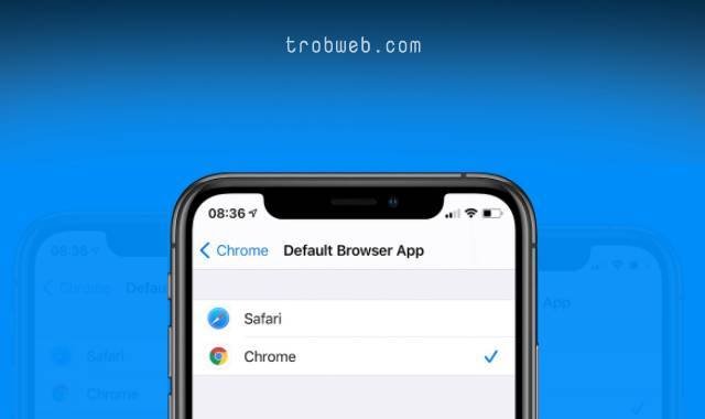 تغيير المتصفح الافتراضي على iphone