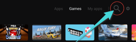 البحث عن التطبيق في Google play