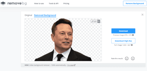 كيفية إزالة خلفية الصورة عبر موقع Remove.bg