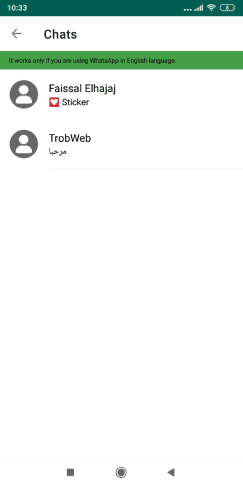 معرفة رسائل واتس اب المحذوفة