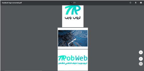 صور في ملف PDF