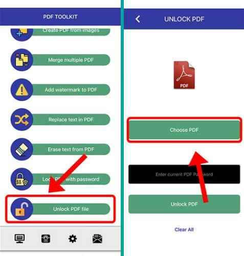كيفية إزالة القفل لملف PDF على الايفون