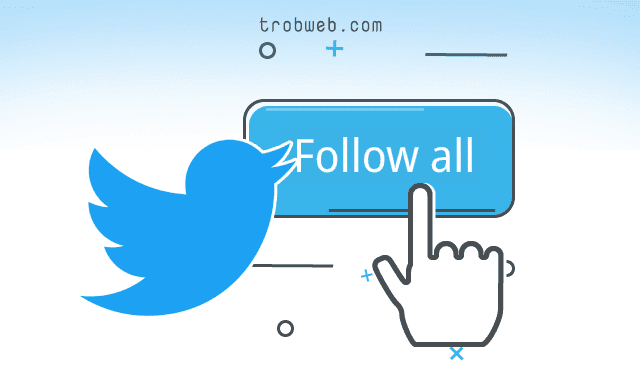 متابعة أو إلغاء متابعة ال^ldu على twitter