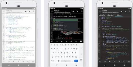 من أفضل تطبيقات تحرير النصوص البرمجية للاندرويد
