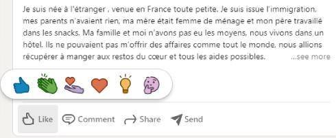 التفاعل مع المنشورات في Linkedin