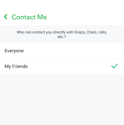 السماح بالأصدقاء فقط بالتواصل معك
