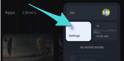 إعدادات Google TV