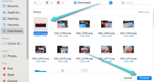 تعيين صورة مخصصة كخلفية لواجهة متصفح سفاري