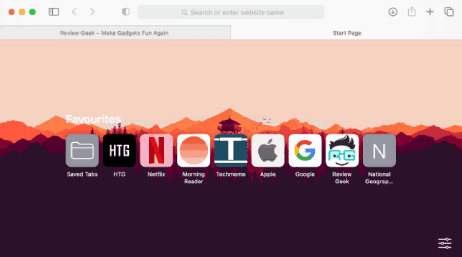 تعيين خلفية مخصصة لمتصفح سفاري