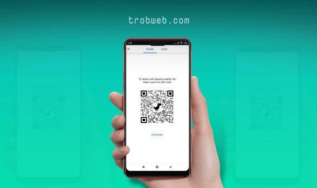 إنشاء كود QR لرابط URL على متصفح Google Chrome