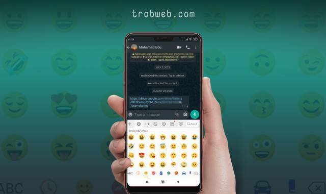 استخدام emoji الايفون على الأندرويد