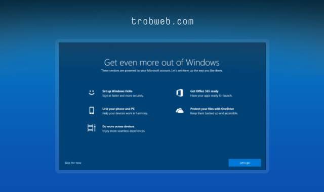 إيقاف ظهور نافذة احصل على المزيد من ويندوز