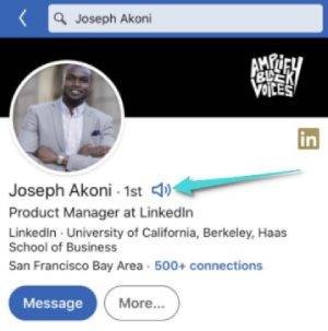 ميزة نطق الإسم على Linkedin