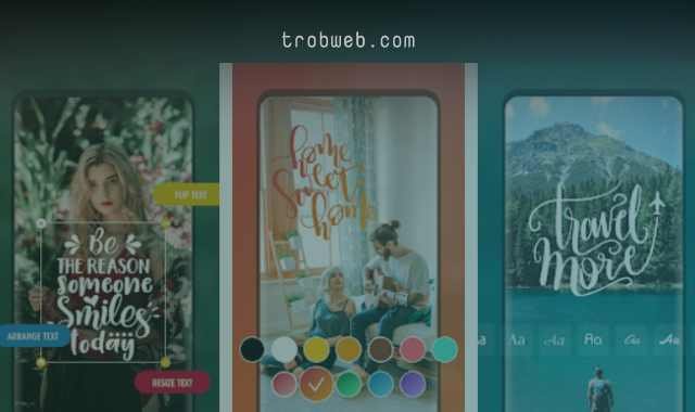 تطبيقات إضافة النص على الصور للاندرويد