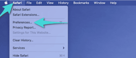 تفضيلات متصفح Safari