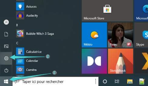 إعدادات الويندوز
