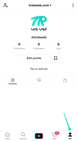 بروفايل تيك توك