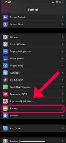 كيفية فحص حالة البطارية في هاتفك الايفون