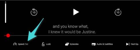 التحكم في سرعة عرض الفيلم على Netflix