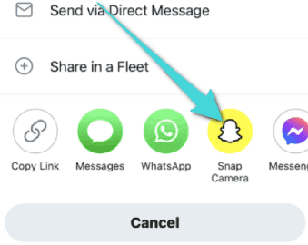 كيفية مشاركة تغريدة تويتر على ستوري سناب شات